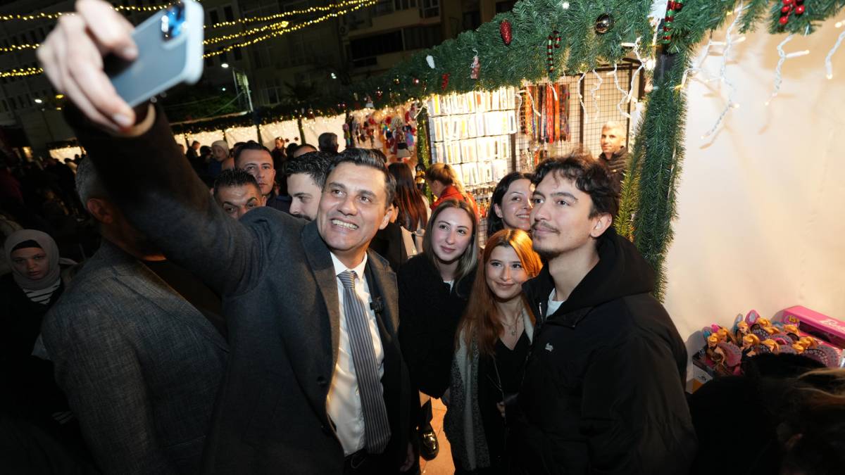 Manisa’nın ilk kez kurulan ‘yeni yıl panayırı’ coşkuyla açıldı