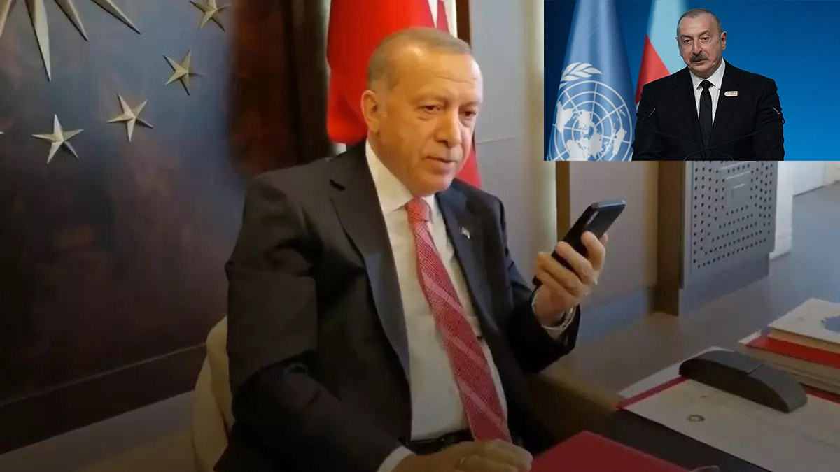 Erdoğan, Aliyev ile telefonda görüştü