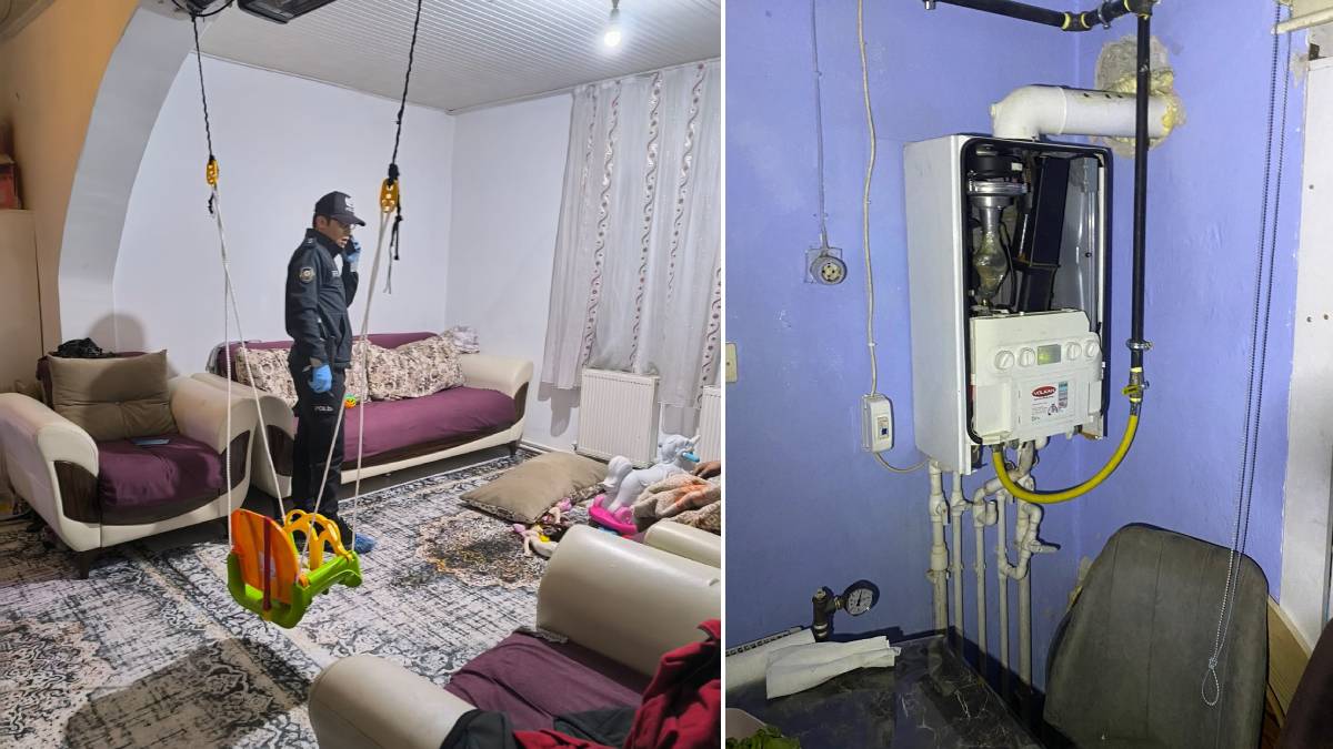 Isparta'da doğalgaz faciası: Baba öldü, anne ve çocukları hastanede