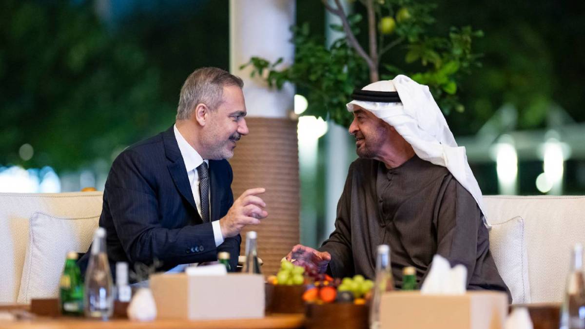 Fidan BAE'de: Al Nahyan ile bir araya geldi