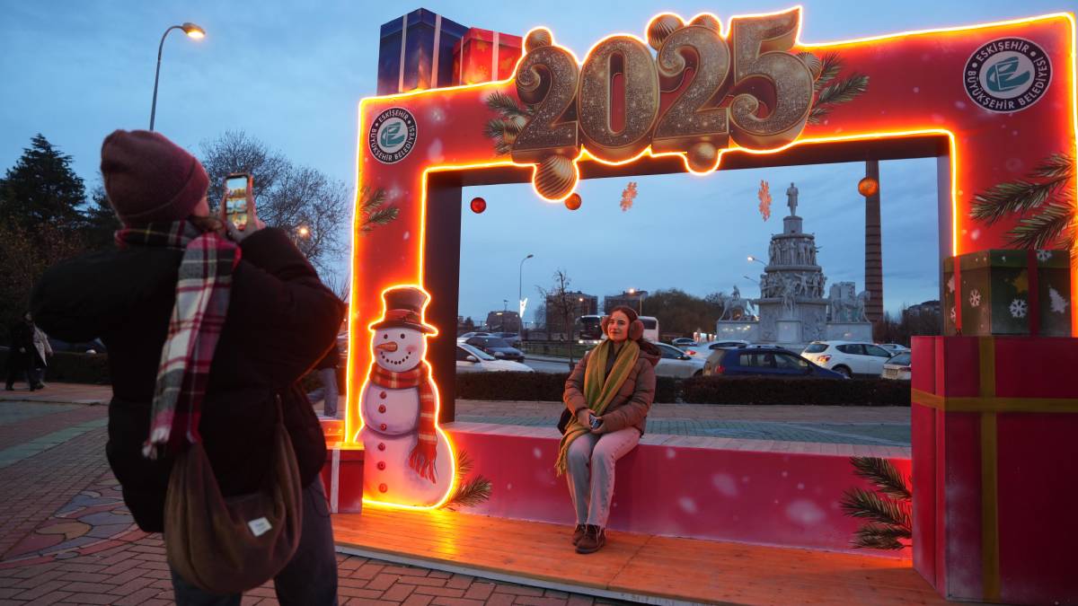 Eskişehir’de yeni yıla fotoğraflı merhaba