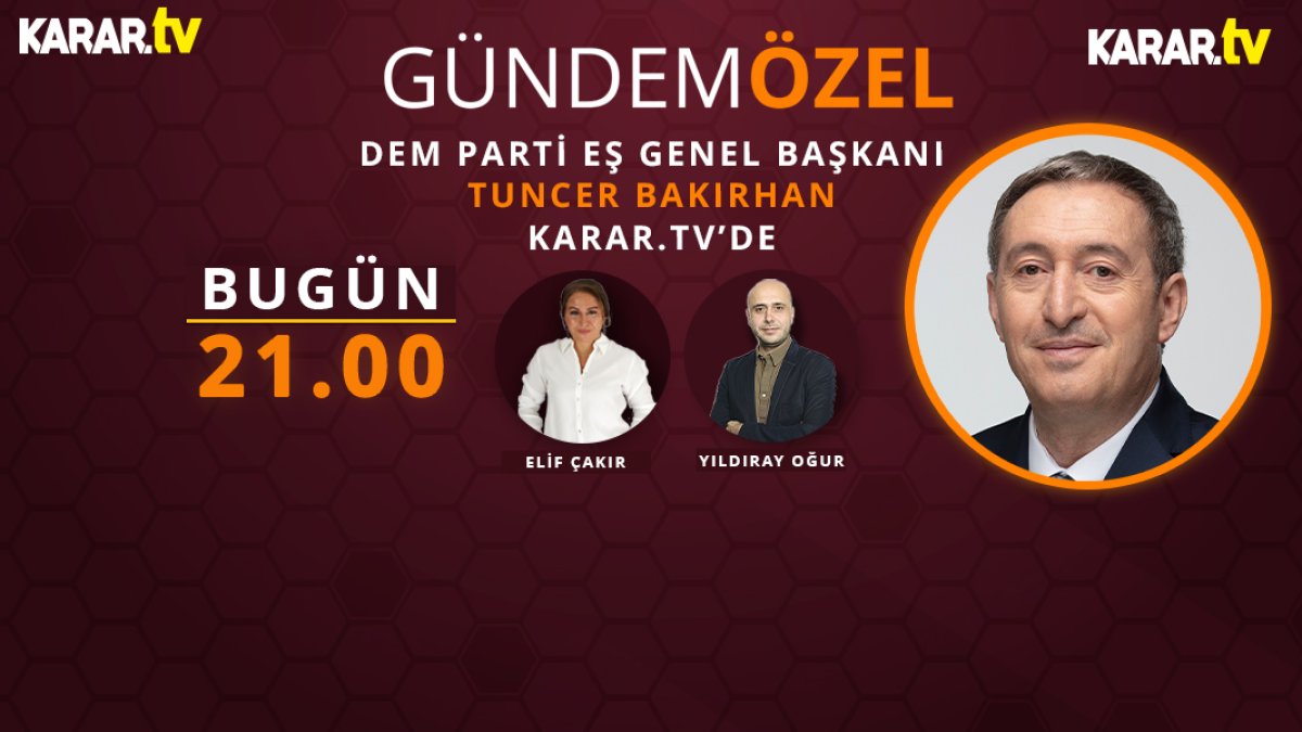 DEM Parti Eş Genel Başkanı Bakırhan KARAR TV'de