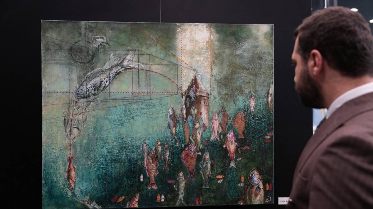 Yaşar Kemal’e atfedilen ‘Yeniden Umutla’ sergisi açıldı