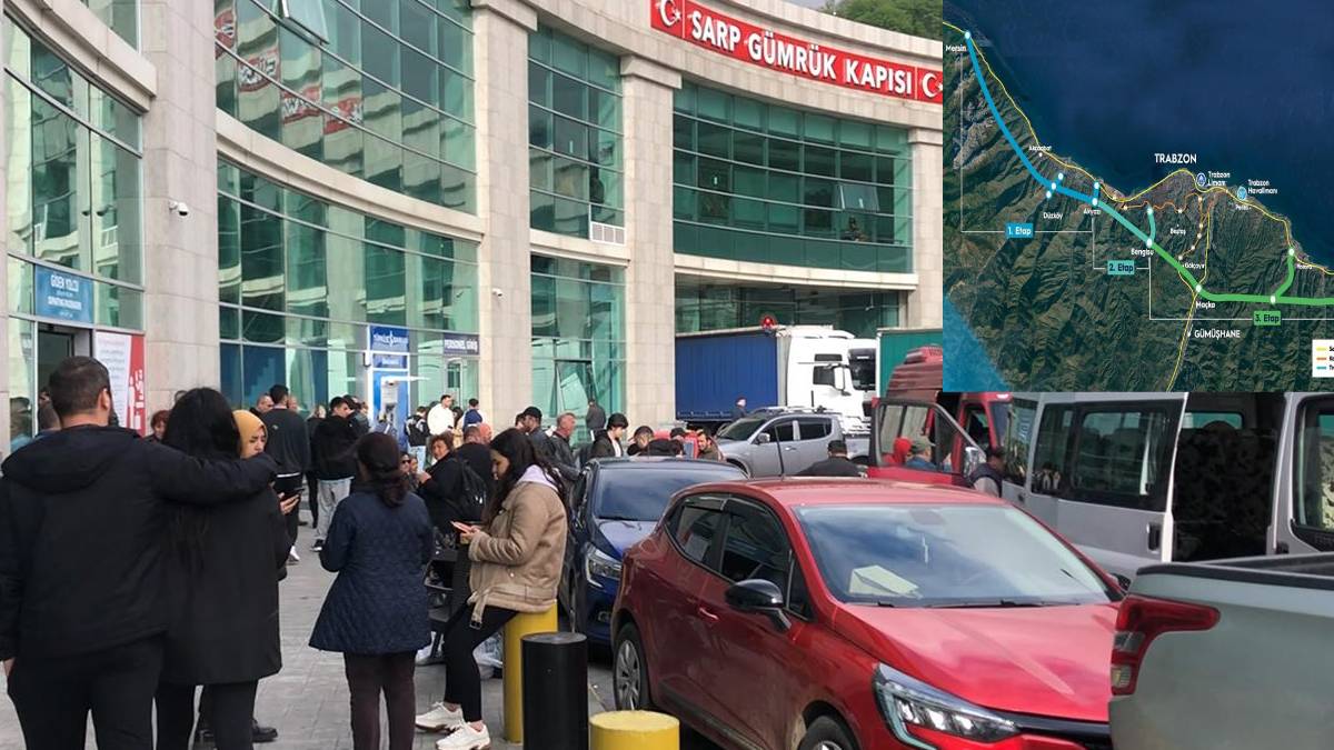 Gürcistan'a aracıyla gideceklere iyi haber! Yol 1 saat kısalıyor: Trabzon'daki yol çilesi bitiyor