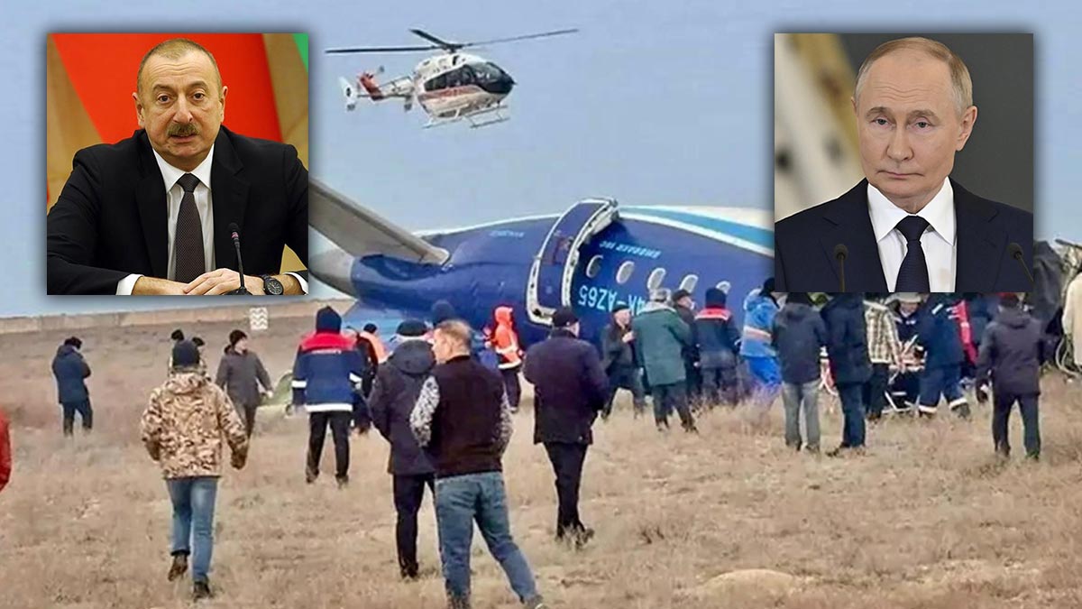 Putin'den Aliyev'e özür telefonu: Ukrayna İHA'ları saldırıyordu, onlara ateş ederken sizin uçağı vurduk!