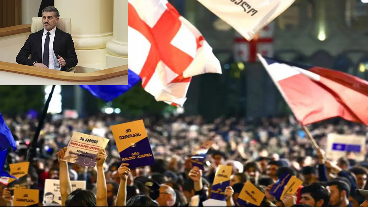 Gürcistan'da yeni cumhurbaşkanı göreve protestolarla başladı