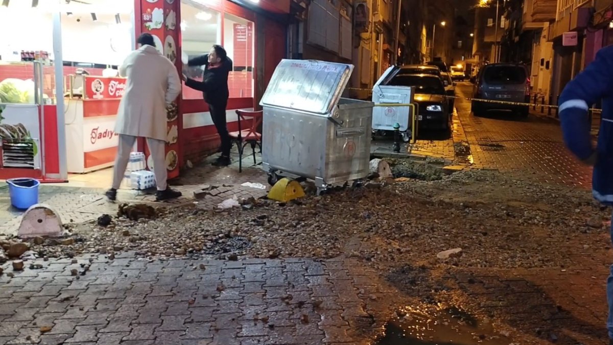 İstanbul'da panik dolu anlar! Sızıntıyla başladı, bir anda patladı