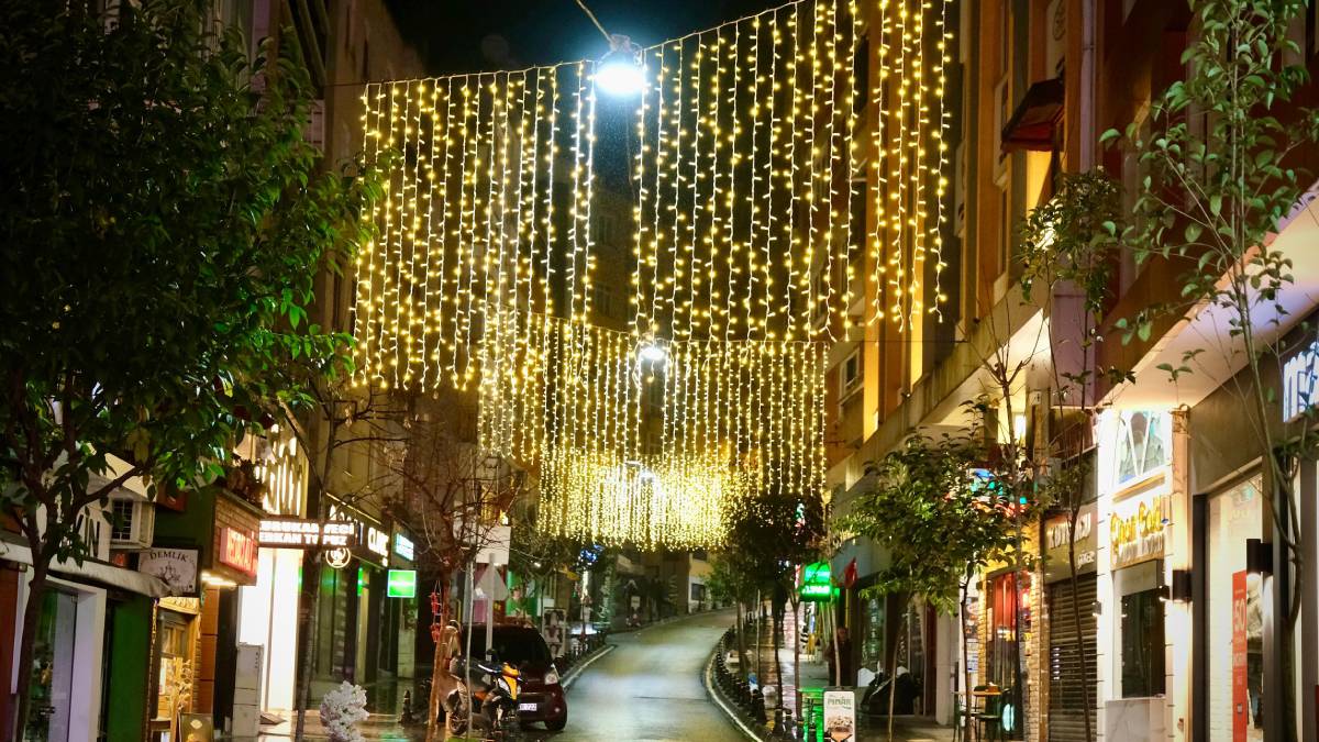 Yeni yıl öncesi giresun ışıl ışıl