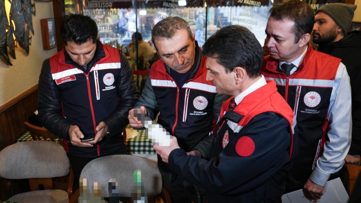 İstanbul’da yılbaşı öncesi alkollü ürün satışı denetlendi