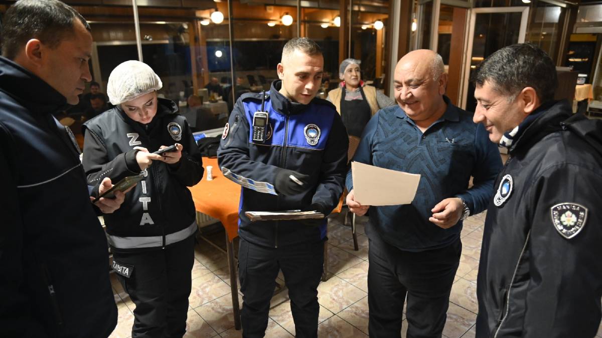 Büyükşehir, denetimlerine yılın ilk saatlerinde de devam etti