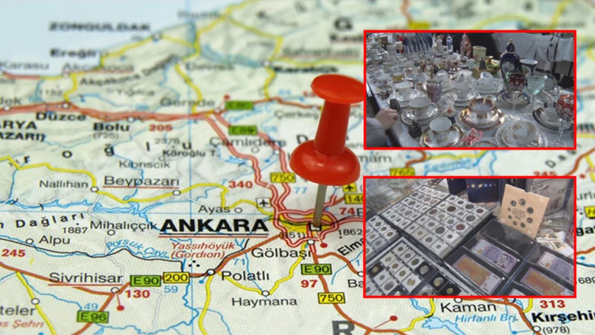 Ankaralılar akın ediyor! Her ayın ilk pazarı kuruluyor, antika sevenler koşuyor: Bu pazarda yok yok...