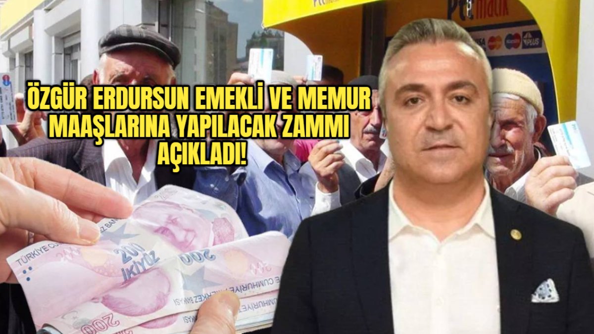 Asgari ücreti nokta atışı bilmişti! Özgür Erdursun emekli ve memur maaşlarına yapılacak zammı da açıkladı