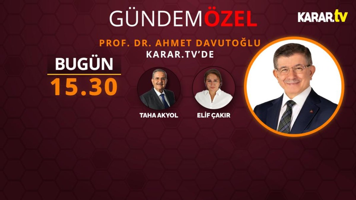 Gelecek Partisi Lideri Davutoğlu KARAR TV'de