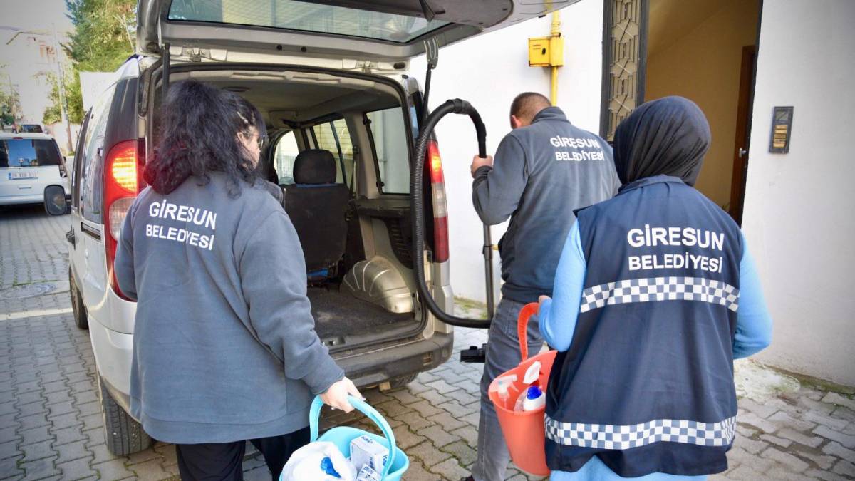 Giresun Belediyesi yaşlı, engelli ve kimsesizlerin yanında