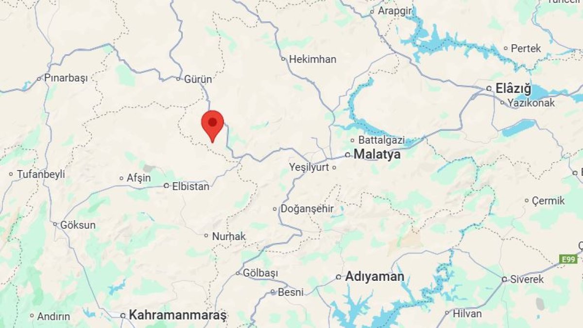 Malatya'da 4.1 büyüklüğünde deprem