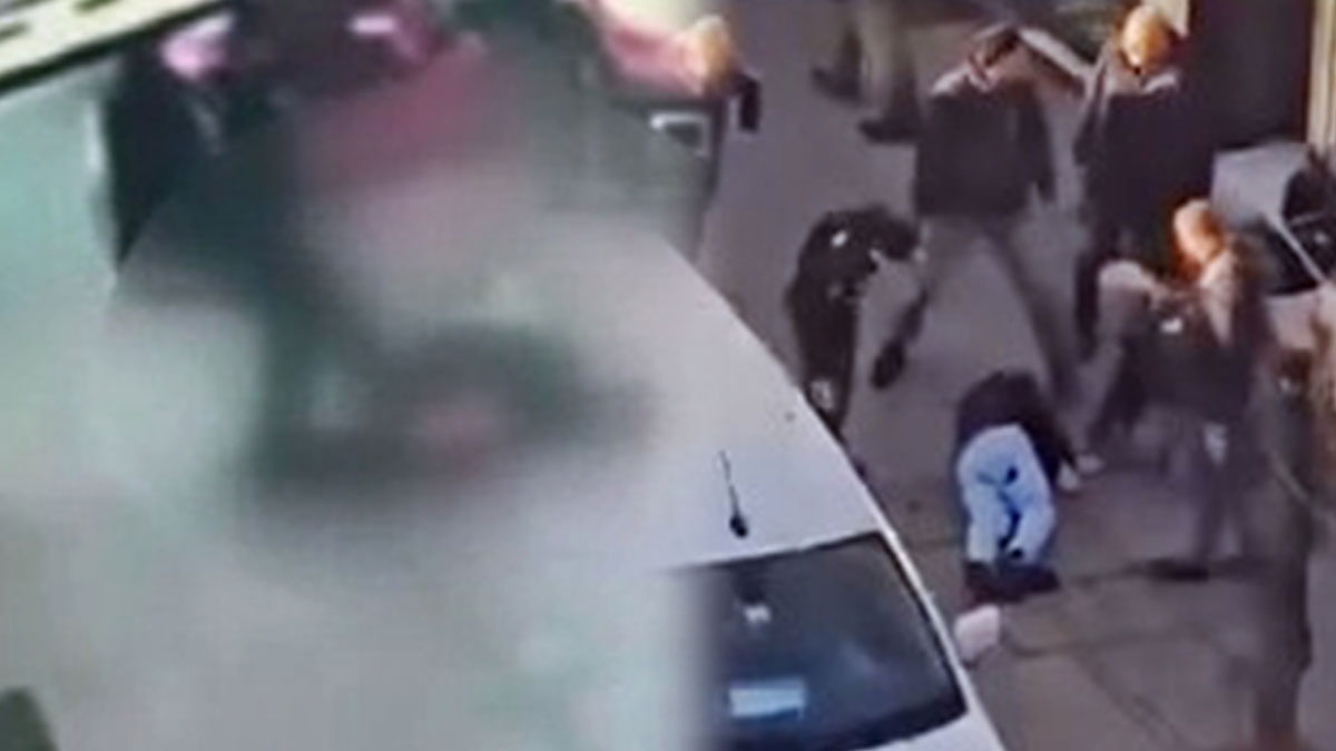 Park kavgasında kafası ve kasığından böyle vurdu! Korkunç cinayet anbean kaydedildi