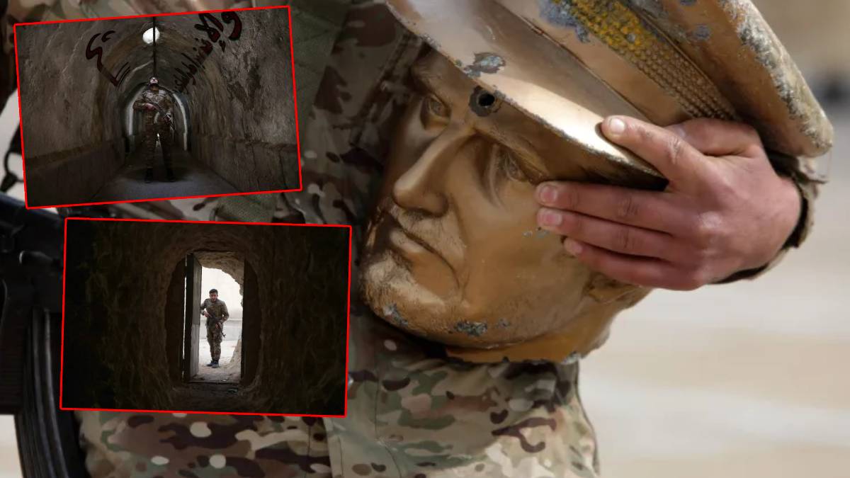 Eski rejimin yeraltı sırları: Esad’ın sarayının altında gizli dehlizler bulundu