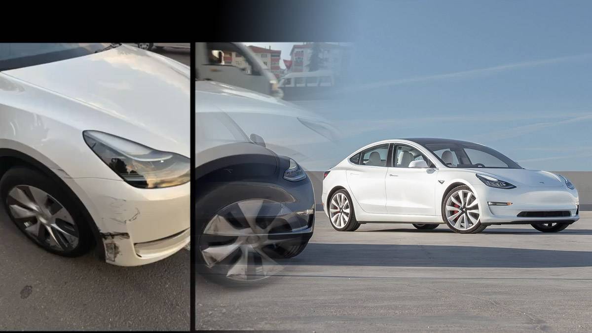 Ünlü gazeteci kaza yapmaktan son anda Tesla'sı sayesinde kurtuldu! O anlar saniye saniye kaydedildi