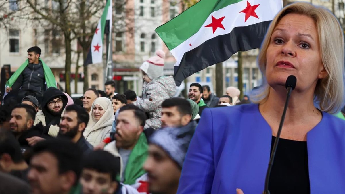 Alman bakan Faeser’den mültecilere ilişkin açıklama: Suriye’deki durum değişti, korumayı iptal edebiliriz