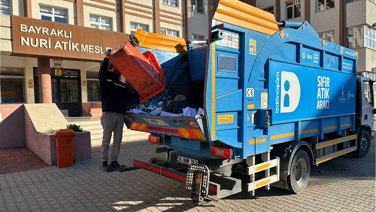 Bayraklı’dan geri dönüşüme 1 yılda 650 ton atık
