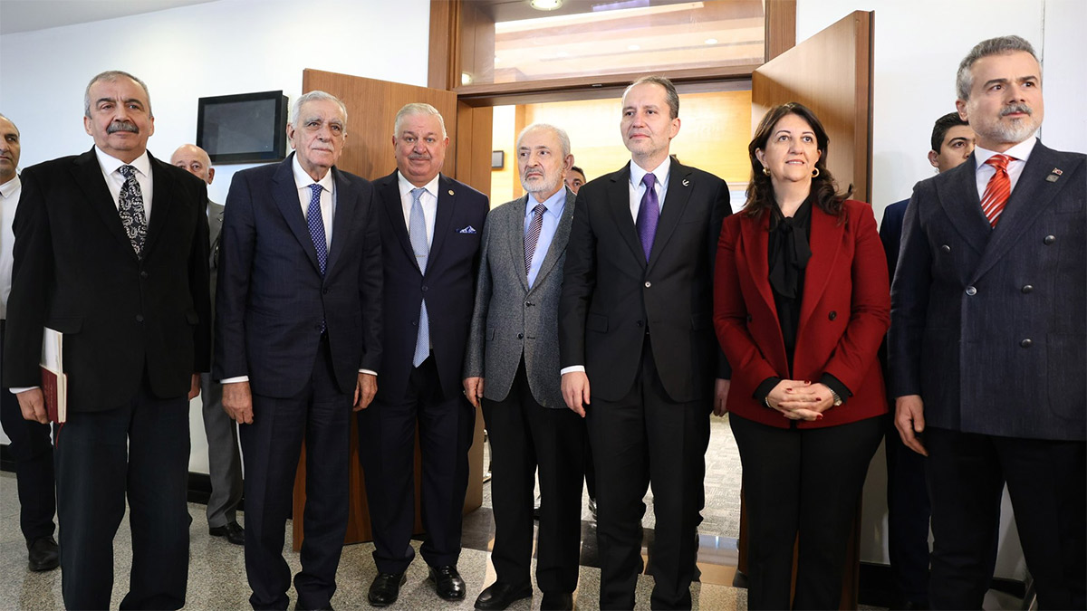 DEM Parti-Yeniden Refah Partisi ile görüştü! 'Şimdilik bu kadarıyla yetinmek istiyorum'