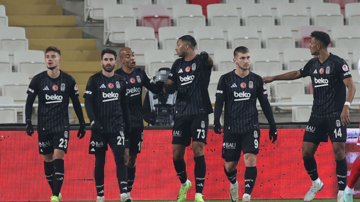 Beşiktaş, Türkiye Kupasında Sivasspor'u mağlup etti