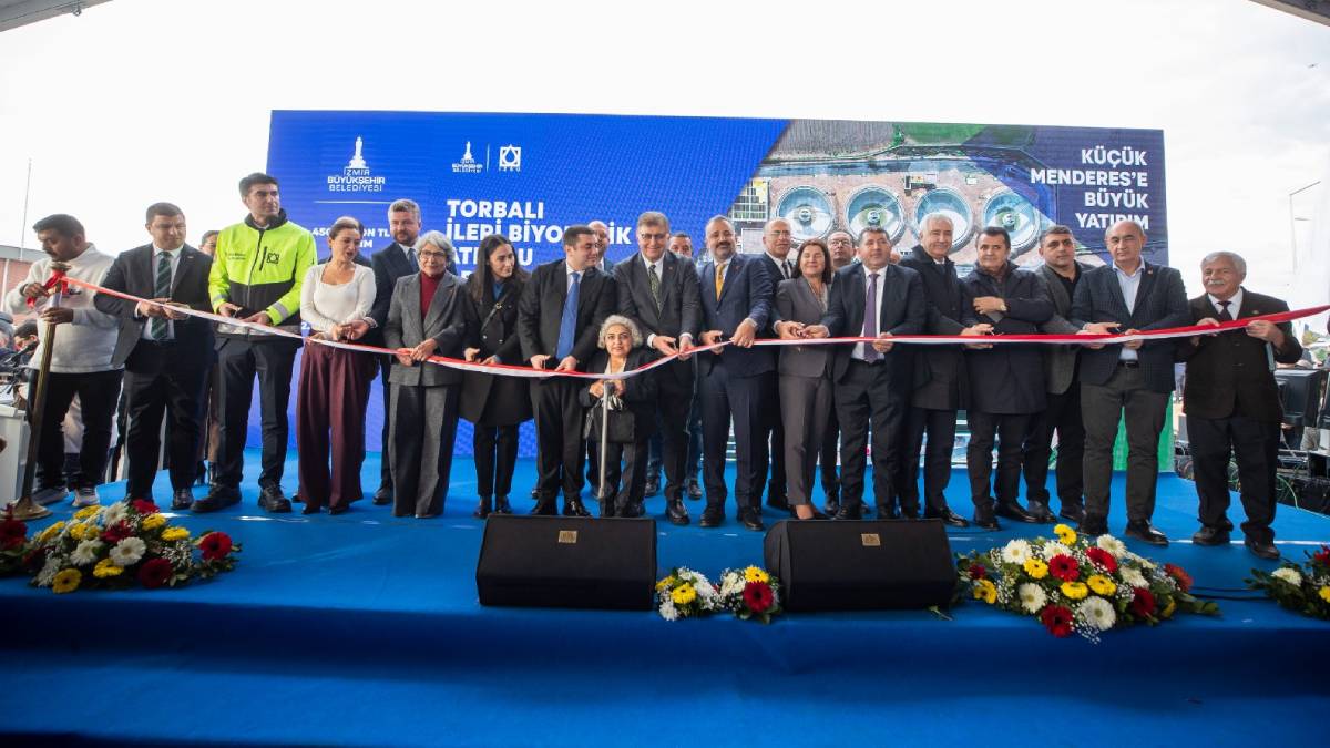 Torbalı Atık Su Arıtma Tesisi açılışında Başkan Tugay’dan önemli mesajlar