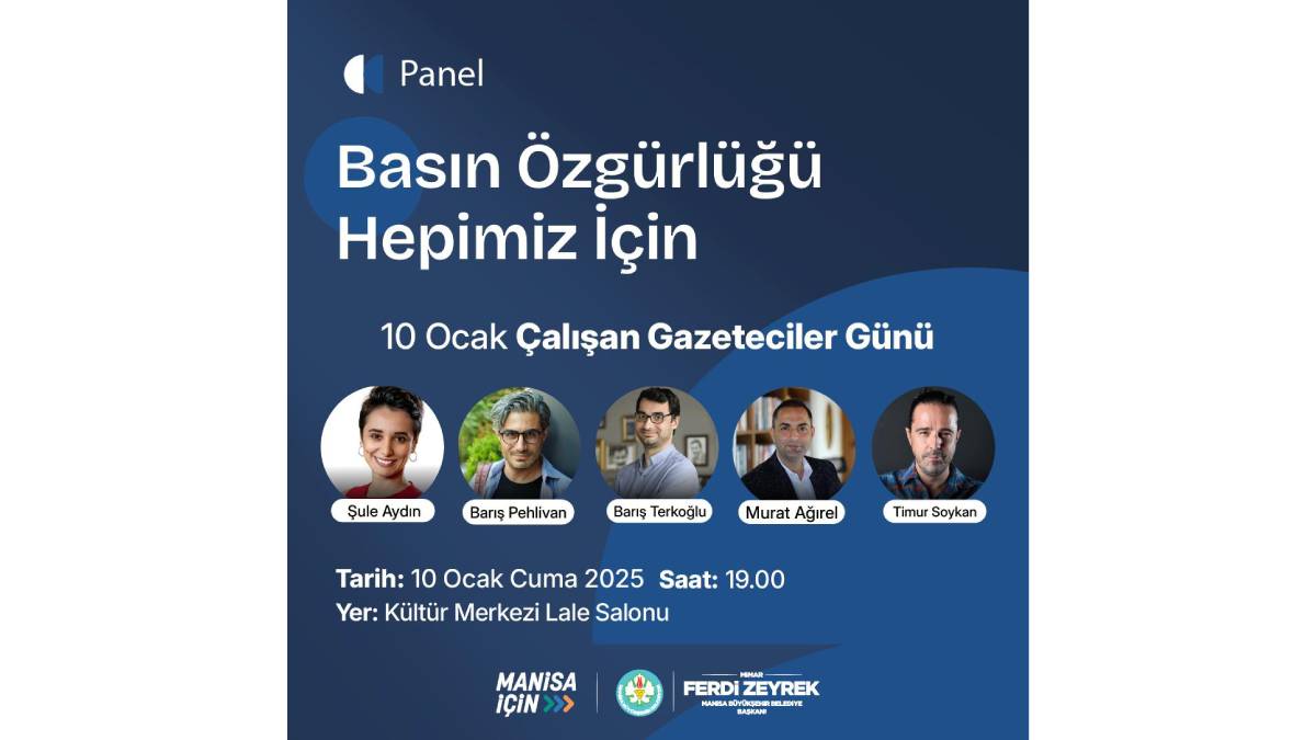 Basının güçlü kalemleri Manisa’da