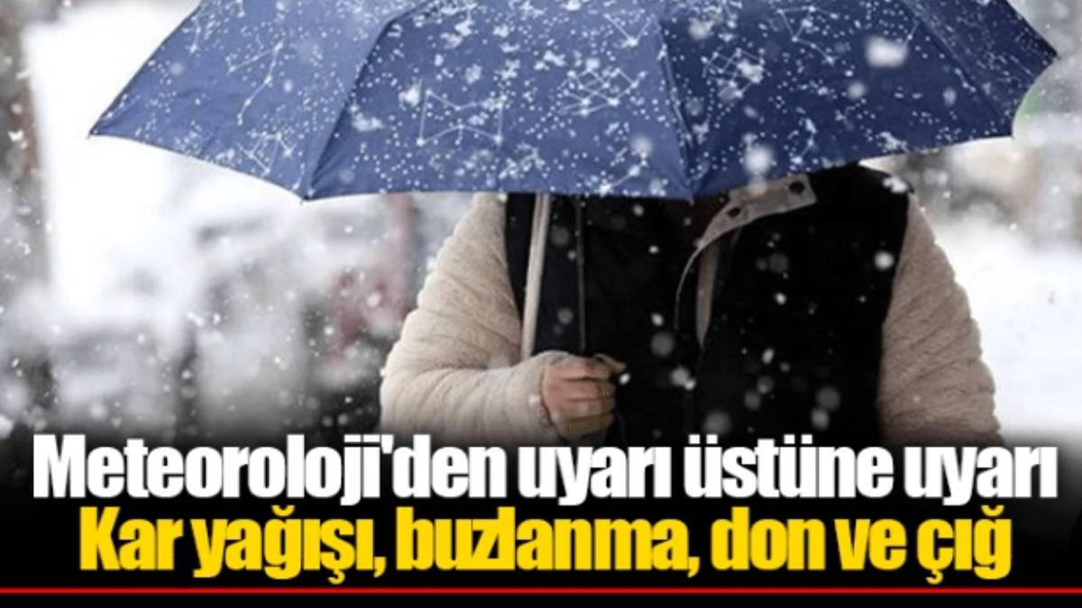 Güneşe bakıp çıkan donacak! Meteoroloji'den buzlanma ve çığ uyarısı: 8 Ocak hava durumu...