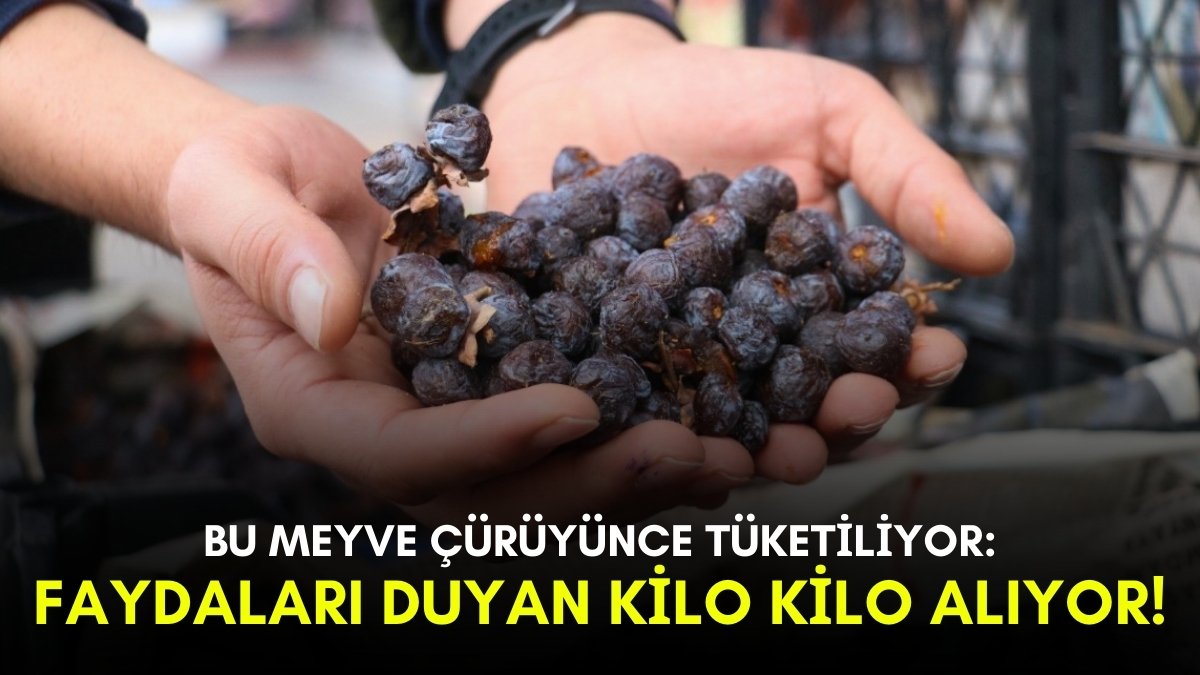 Tazesi değil çürüğü kilo kilo satılıyor! İshal ve cilt hastalıklarının ilacı: 2 yılda bir meyve veriyor