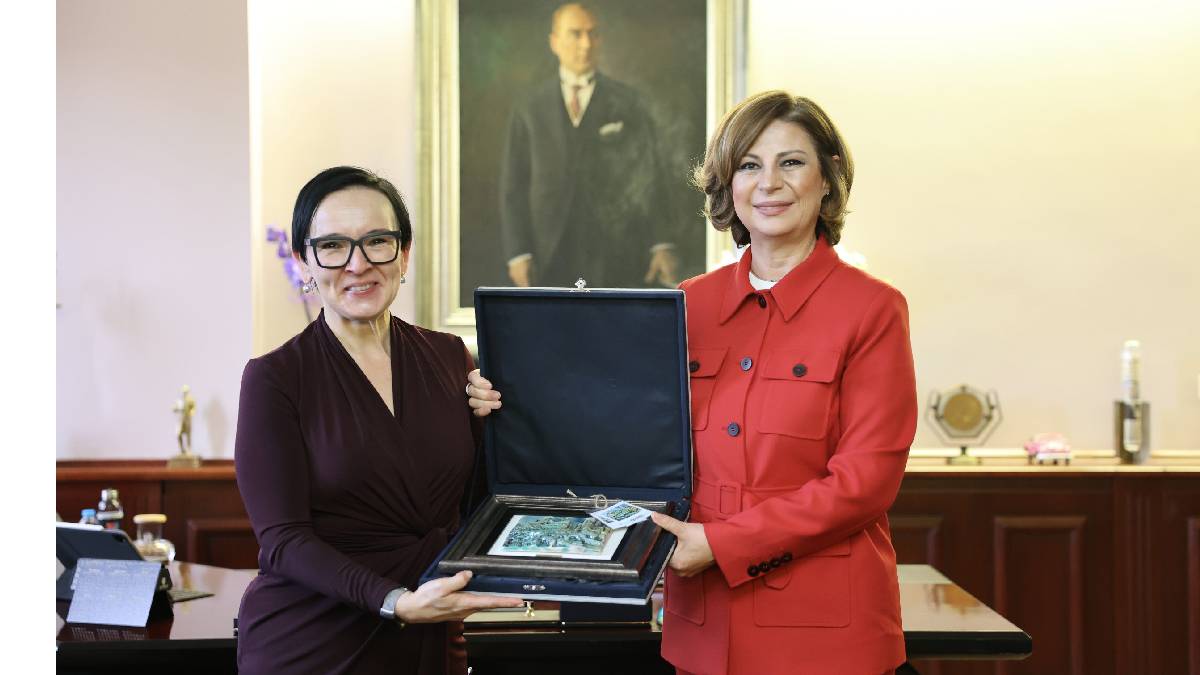 Avusturya Ankara Büyükelçisi Başkan Ünlüce’yi ziyaret etti