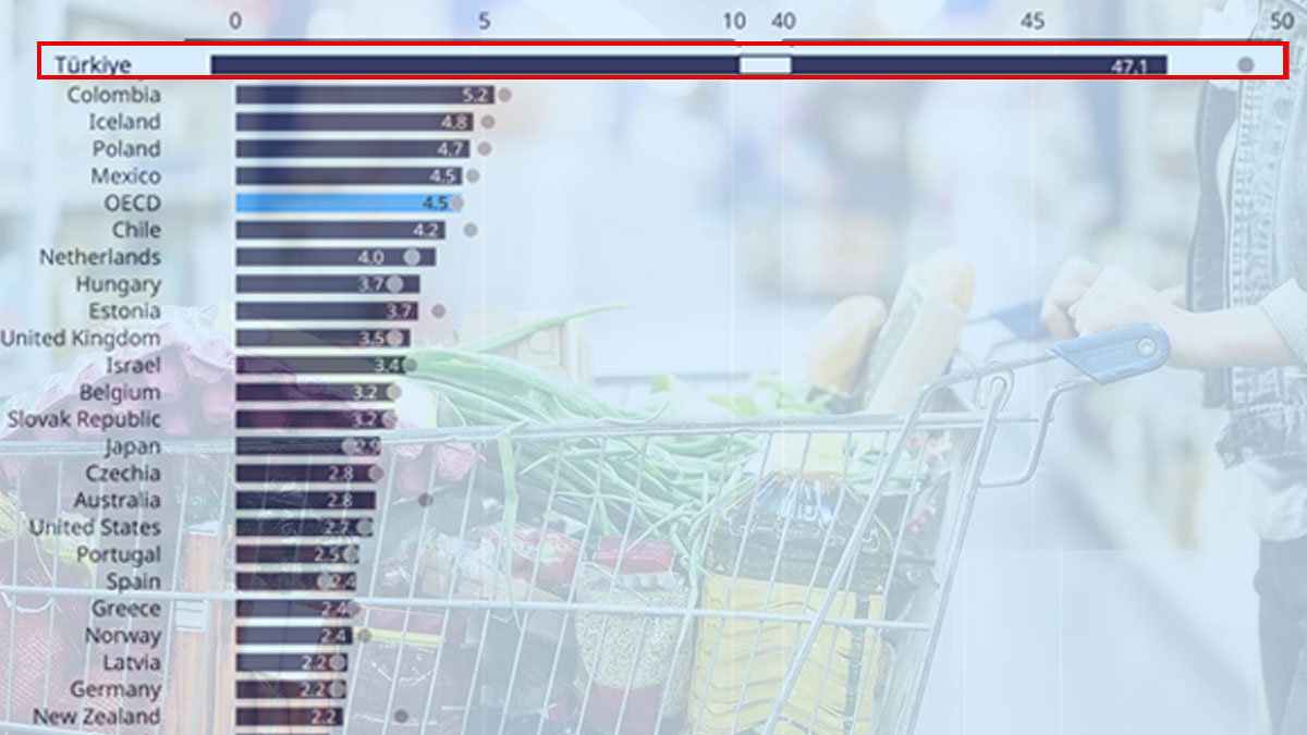 OECD, kasım ayı verilerini paylaştı: Türkiye enflasyonda rakipsiz