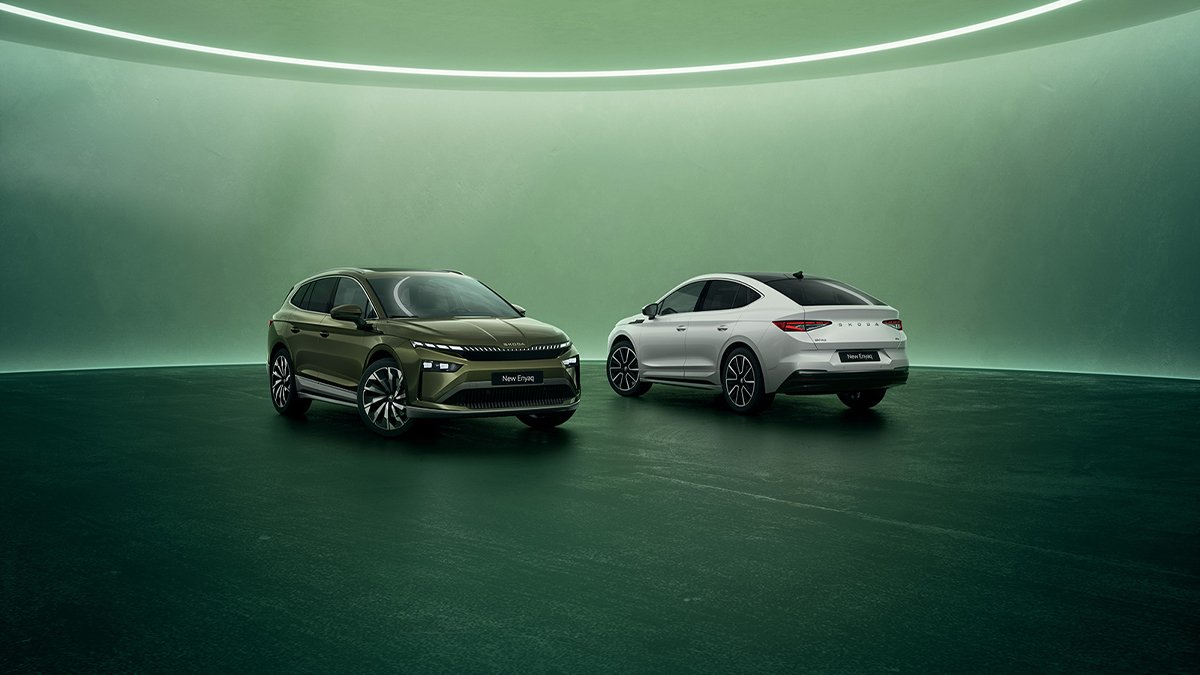 Škoda Avrupa’nın En Başarılı Elektriklilerinden Enyaq Ailesini Yeni Tasarım Diliyle Tanıttı