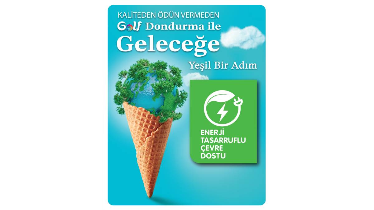 Golf Dondurma enerji tasarruflu dolaplarla geleceğe yeşil bir adım atıyor