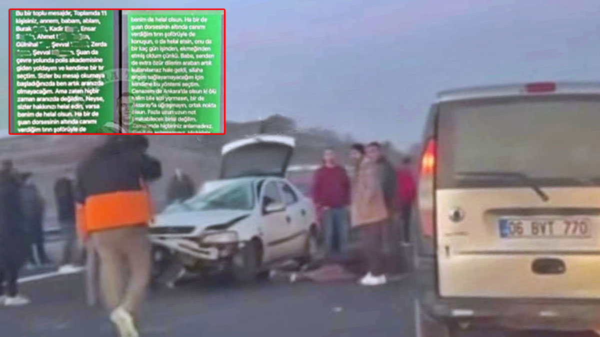 Trafik kazasının ardından intihar teşebbüsü çıktı! Çarpmadan önce yakınlarına bu 'veda' mesajını göndermiş
