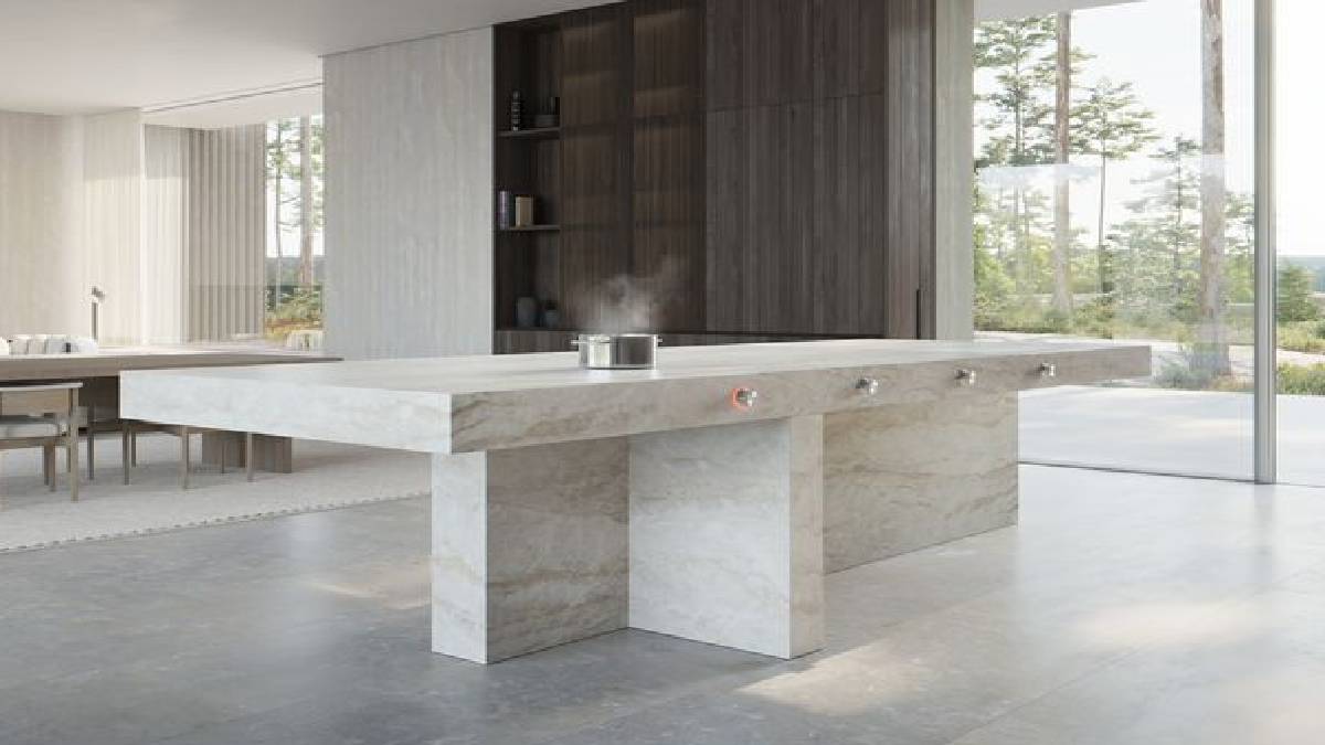 Tezgah üstü ocak sistemi sosyal medyayı salladı! Elinizi sürdüğünüzde yakmıyor metali koyduğunuzda…