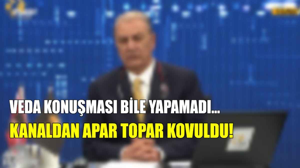 Usta gazeteci çalıştığı tv kanalından apar topar kovuldu! Veda konuşması bile yaptırmadılar
