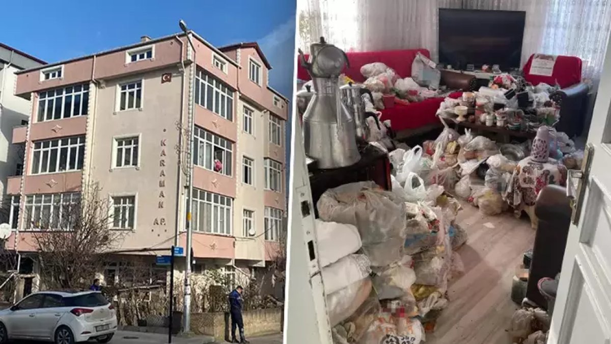 Tekirdağ'da on yıldır evde çöp biriktiren kadın mahalleyi bezdirdi: Belediyenin müdahalesiyle apartman temizlendi