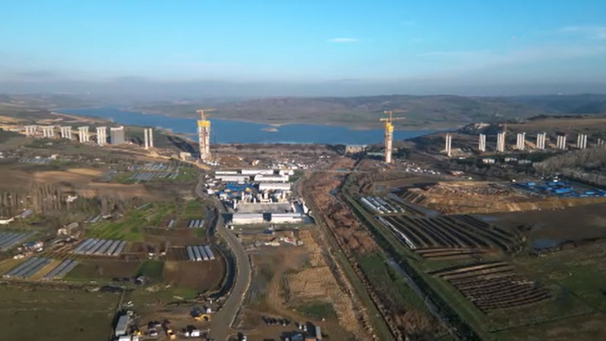 Mahkeme kararına rağmen Sazlıdere'de çalışmalar sürüyor... Kanal iptal ama köprüsü hazır