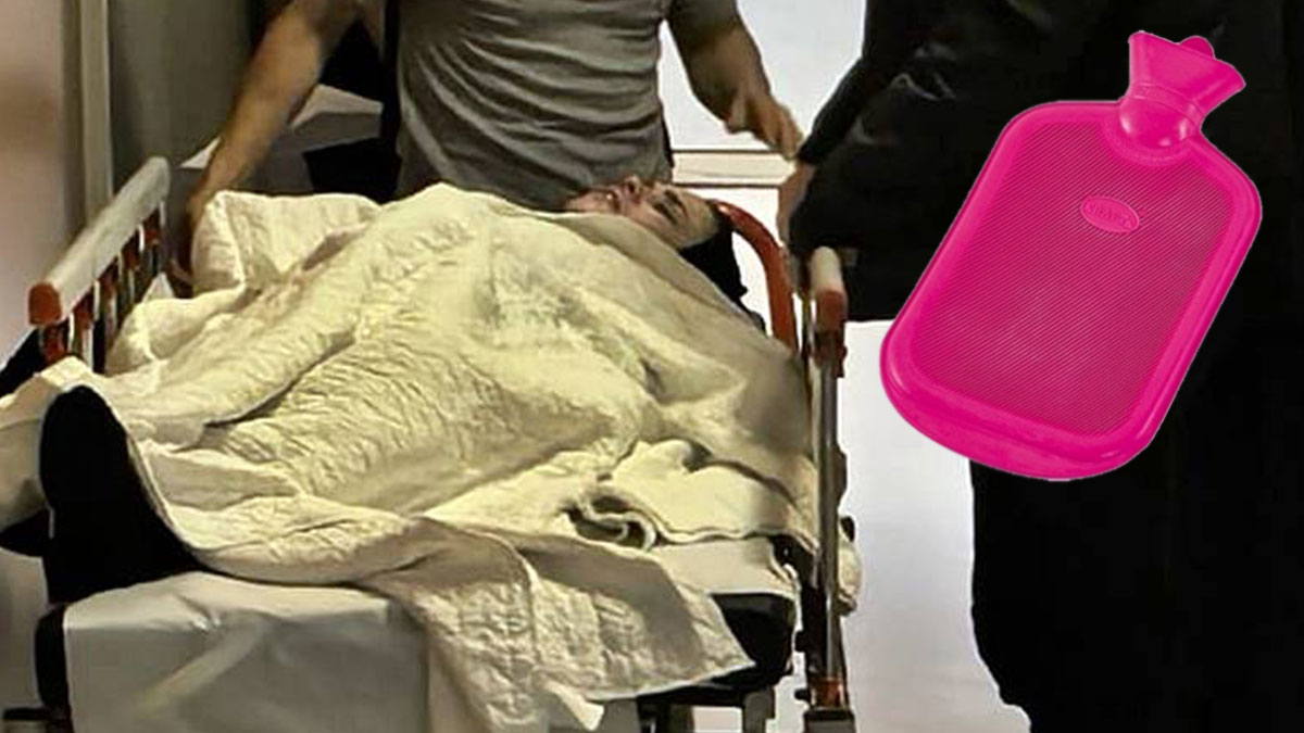 Sıcak su torbası patlayınca felaketi yaşadı! Bir anda kaynar suyla haşlandı