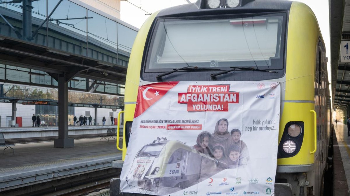 21'inci "İyilik Treni" Afganistan'a ulaştı