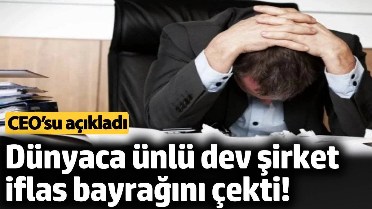Dünyanın dört bir yanına makine üretip satıyorlardı: Dev şirket iflas bayrağını çekti! 100 çalışan işsiz kalacak