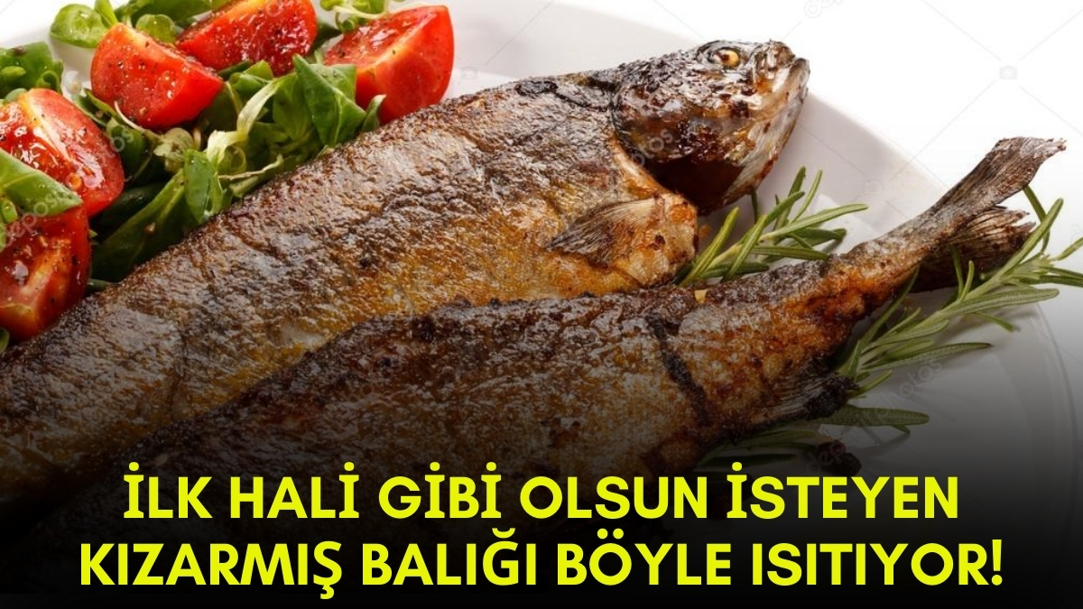 Kızarmış balığı böyle ısıtın, ilk hali gibi çıtır çıtır olacak! Bu yöntem balıkları bayatlamaktan kurtarıyor