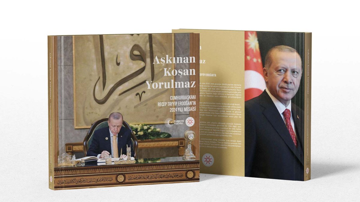 Erdoğan'ın 2024 mesaisi kitaplaştırıldı: Aşkınan Koşan Yorulmaz