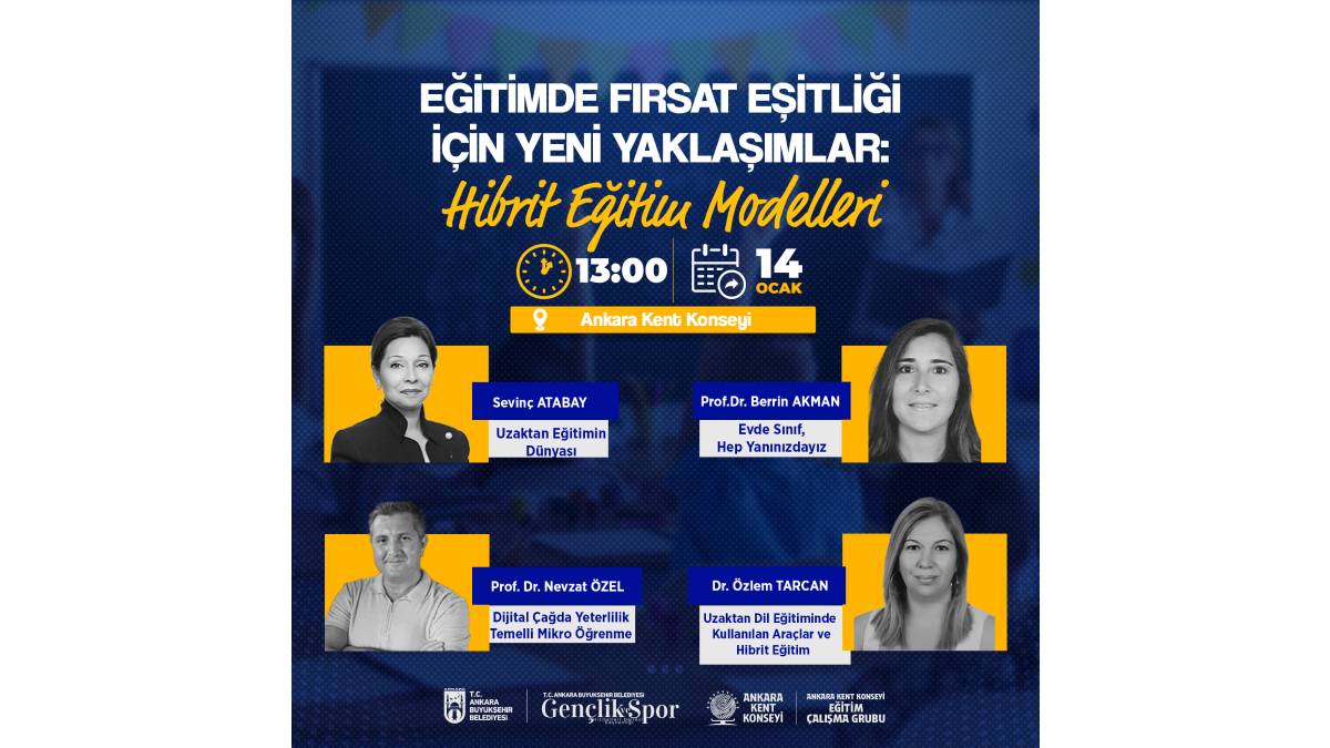 Hibrit Eğitim Modelleri ” paneliyle eğitim dünyasının geleceğine ışık tutacak