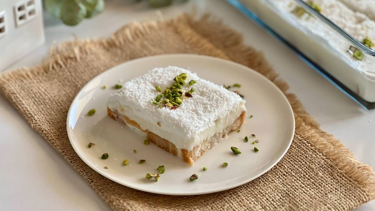 Şehrinize kar yağmadıysa evinize yağsın! Hafif ve şerbetli… İşte kar yağdı tatlısı tarifi