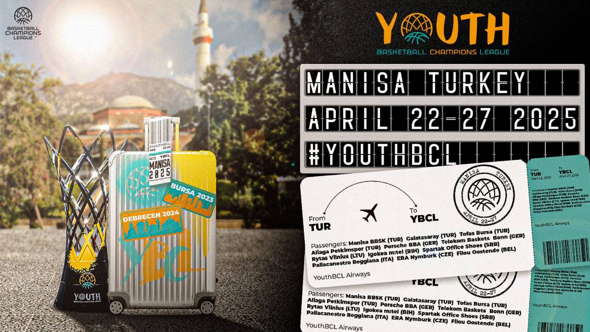 Manisa, FIBA Gençler Basketbol Şampiyonlar Ligi Finalleri’ne ev sahipliği yapacak