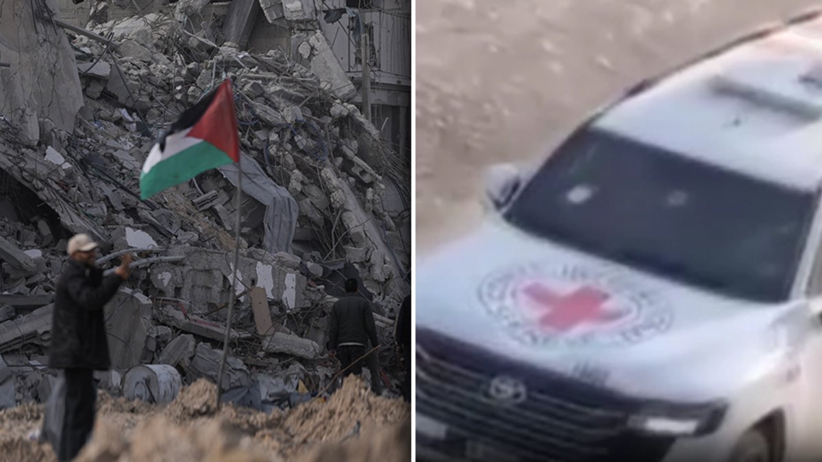 İsrailli rehineler Kızılhaç tarafından teslim alındı