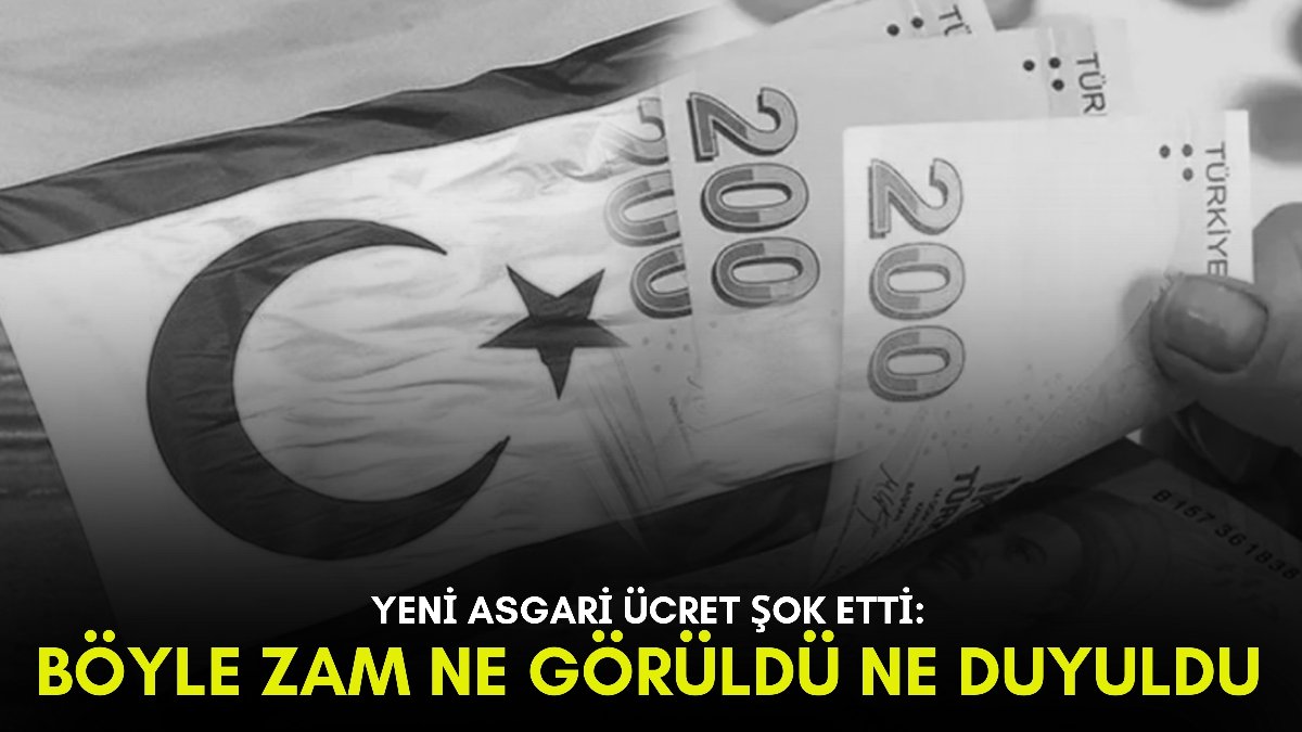 KKTC'de asgari ücrete rekor zam! Duyanlar kulaklarına inanamadı