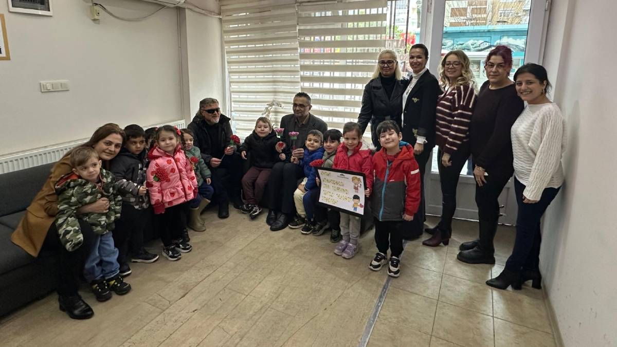 Minik kalplerden anlamlı ziyaret